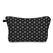 Load image into Gallery viewer, Pouch - Paw Dog Cat Black Grey
