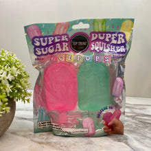 Load image into Gallery viewer, Super Duper Sugar Squisher Toy - Mini Ice Pop 2 Pack
