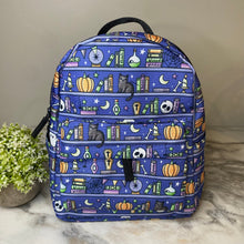 Load image into Gallery viewer, Mini Backpack - Halloween - Potion Spell Book Shelf
