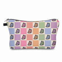 Load image into Gallery viewer, Pouch - Butterfly Checkered
