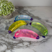 Load image into Gallery viewer, Squishy Toy - Glitter Banana
