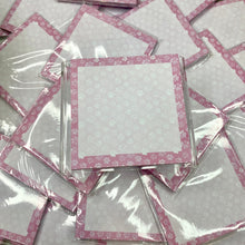 Load image into Gallery viewer, The Sticky Note Collection - Pink Dog Paw Prints
