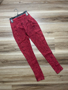 Mineral wash Pocket Leggings