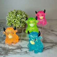 Load image into Gallery viewer, Squishy Toy - Glitter Highland Cow - PREORDER
