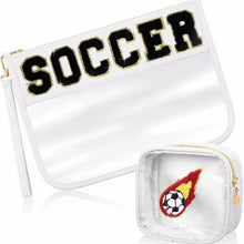 Load image into Gallery viewer, Sports Clear Zip Pouch 2 Pack - PREORDER

