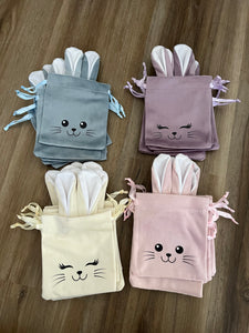 Velour Bunny bags