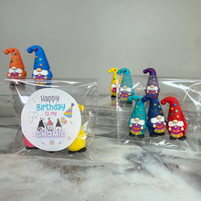 Load image into Gallery viewer, Gnome Figurines  - Birthday Assortment (3 pack) - 20% Off Sticker

