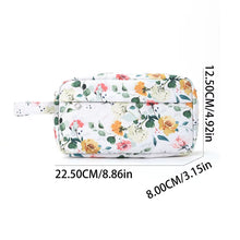 Load image into Gallery viewer, Rectangle Zip Pouch - Floral - PREORDER
