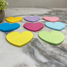 Load image into Gallery viewer, Sticky Note Pad - Hearts - Medium
