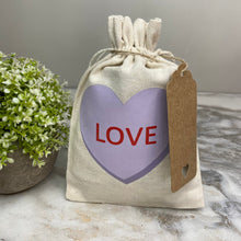 Load image into Gallery viewer, Mini Drawstring - Conversation Hearts
