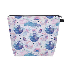 Load image into Gallery viewer, Pouch XL - Floral, Sky Moon Butterfly
