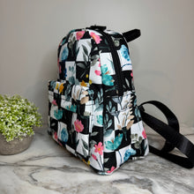 Load image into Gallery viewer, Mini Backpack - Floral Checker
