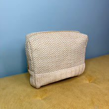Load image into Gallery viewer, Travel Pouch - Chevron Neutrals
