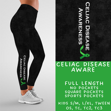 Load image into Gallery viewer, Ready To Ship - Celiac Disease Aware Leggings
