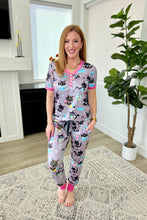 Load image into Gallery viewer, Matching Short Sleeve Jogger PJ Set -#2-Cat
