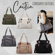 Load image into Gallery viewer, Caitlin Handbag - Corduroy Solid
