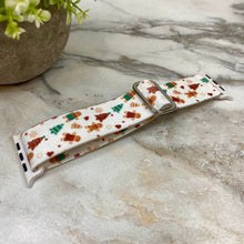 Load image into Gallery viewer, Watch Band - Stretchy Spandex - Christmas Gingerbread Man Tree
