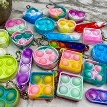 Load image into Gallery viewer, Bubble Pop Keychain - Shapes
