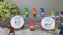 Load image into Gallery viewer, Gnome Figurines  - Birthday Assortment (3 pack) - Gnomies Sticker
