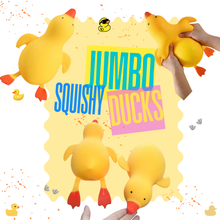 Load image into Gallery viewer, Squishy Toy - Laying Down Duck, Jumbo - PREORDER
