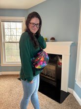 Load image into Gallery viewer, The Roni Nylon Crossbody - Pink Orange Galaxy
