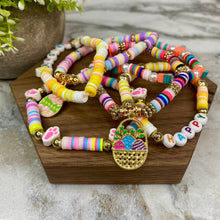Load image into Gallery viewer, Bracelet - Clay + Bead - Easter Mix #6
