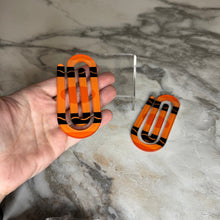 Load image into Gallery viewer, Jumbo Paperclip - Orange Crayon - PREORDER
