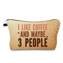 Load image into Gallery viewer, Pouch - Coffee &amp; Three People

