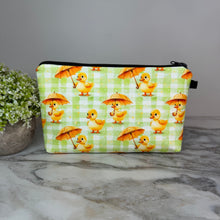 Load image into Gallery viewer, Pouch - Animal, Rain Umbrella Duck Gingham
