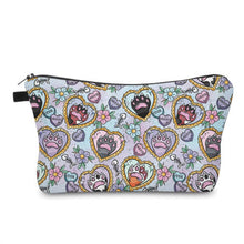 Load image into Gallery viewer, Pouch - Cat, Paw Heart Meow Pastel
