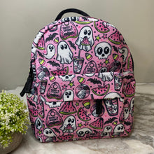 Load image into Gallery viewer, Mini Backpack - Halloween - Watermelon Ghosts
