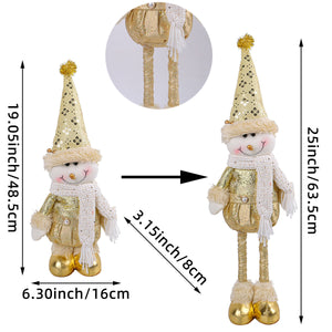 Telescopic Standing Christmas Decor - Gold - PREORDER 10/3-10/6