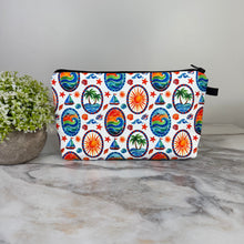 Load image into Gallery viewer, Pouch - Summer Ocean Sun Ovals
