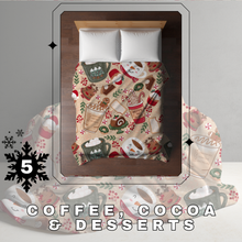 Load image into Gallery viewer, Blanket Christmas #5 - Coffee, Cocoa, &amp; Desserts - PREORDER
