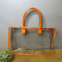 Load image into Gallery viewer, Tote Bag Clear - Color Trim
