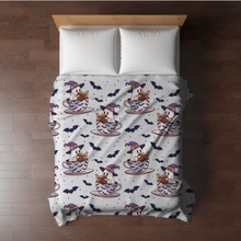 Load image into Gallery viewer, Blanket - Halloween - Reading Book Ghost Teacup
