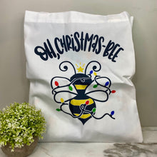 Load image into Gallery viewer, Tote Bag - Christmas - #22 - Oh Christmas Bee
