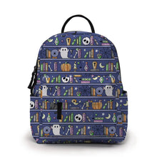 Load image into Gallery viewer, Mini Backpack - Halloween - Potion Spell Book Shelf
