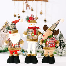Load image into Gallery viewer, Telescopic Standing Christmas Decor - Plaid - PREORDER 10/3-10/6
