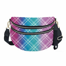 Load image into Gallery viewer, The Roni Nylon Crossbody - Plaid Criss Cross
