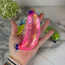 Load image into Gallery viewer, Squishy Toy - Glitter Banana
