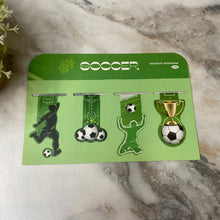 Load image into Gallery viewer, Bookmark - Magnetic, Soccer
