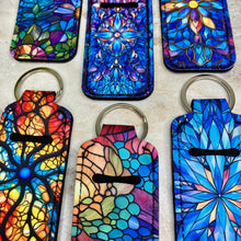 Load image into Gallery viewer, Lip Balm Chapstick Holder - Stained Glass Mix
