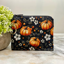 Load image into Gallery viewer, Mini Pouch - Halloween Fall - Pumpkin Black &amp; White
