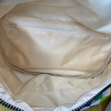 Load image into Gallery viewer, The Roni Nylon Crossbody - Checkered Colorful White
