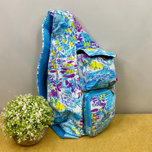 Load image into Gallery viewer, Sling Bag - Lemon Magenta Blue
