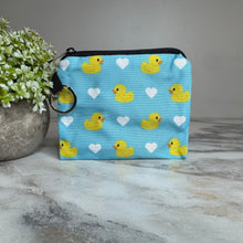 Load image into Gallery viewer, Mini Pouch - Duck Hearts
