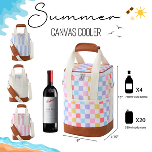 Summer - Canvas Cooler - PREORDER 4/14-4/17