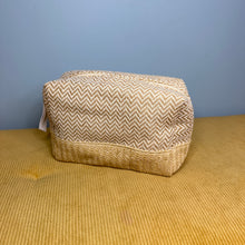 Load image into Gallery viewer, Travel Pouch - Chevron Neutrals
