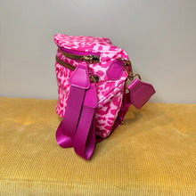 Load image into Gallery viewer, The Roni Nylon Crossbody - Animal Print Hot Pink
